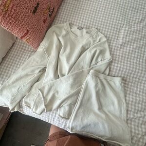 H&M Cream Loungewear Set